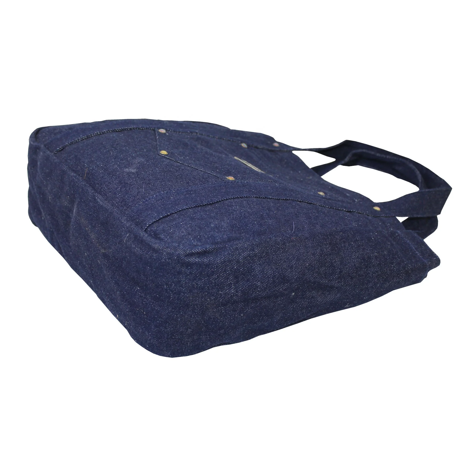 Designer Jeans Bag Made From High Quality 12 Oz Denim Fabric With Inside Poly Viscose Lining Available in Attractive Design