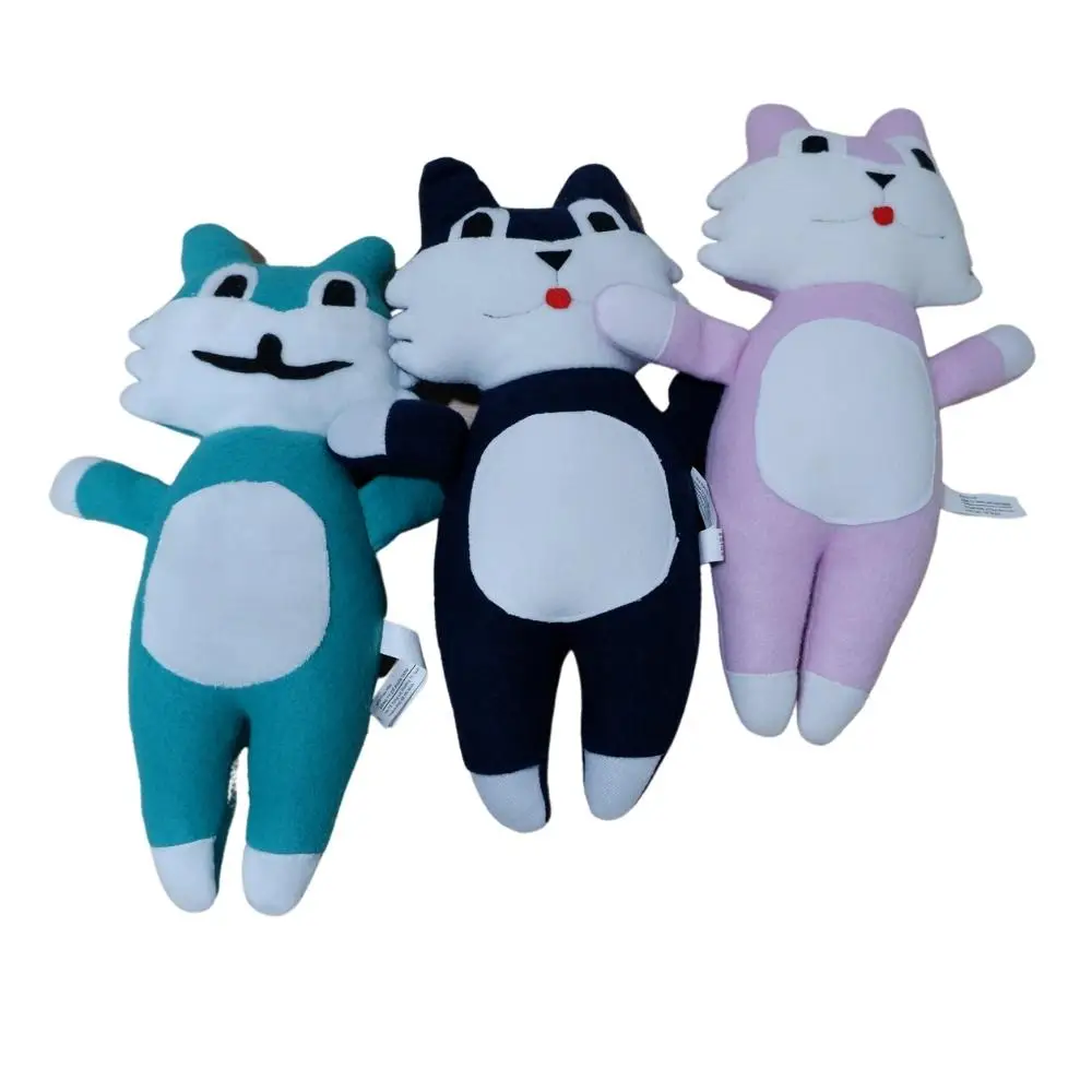 Custom Professional Cheap Durable Pet Supplier Soft Fabric Cat Shaped Plush Chewy Pet Toy for Play Indoor Outdoor Interactive
