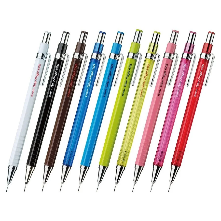 Color Flight Drawing Automatic Mechanical Pen Hex Axis(Order Remark Model)