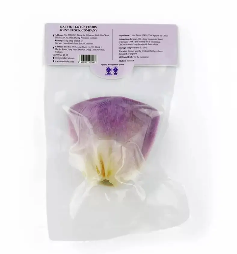 Type Using Best Flavor Ingredient ISO Certified Vietnam Popularity OEM Support wholesale tea Lotus Flower Tea