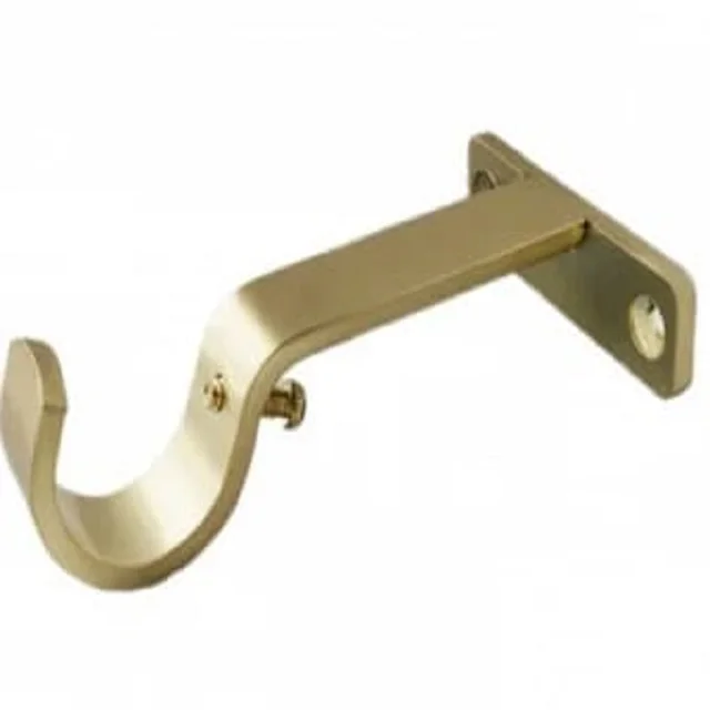 Metal Wholesale high quality curtain poles curtain rod bracket accessories Round Bracket Holder