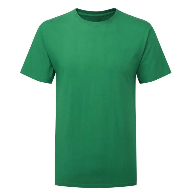 Custom Summer 100% Cotton White Thicken Solid T Shirt Men Causal O-neck Basic T-shirt