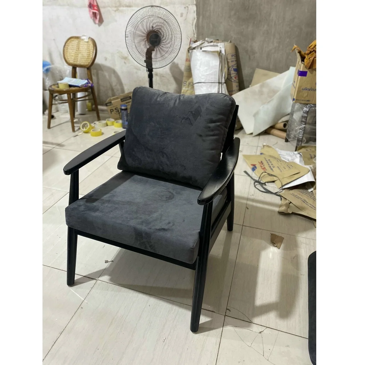 Fast Delivery Living Room Sofas Modern Traditional Decoration Adjustable Oak And Ash Wood Villa Bedroom Sofa Chair