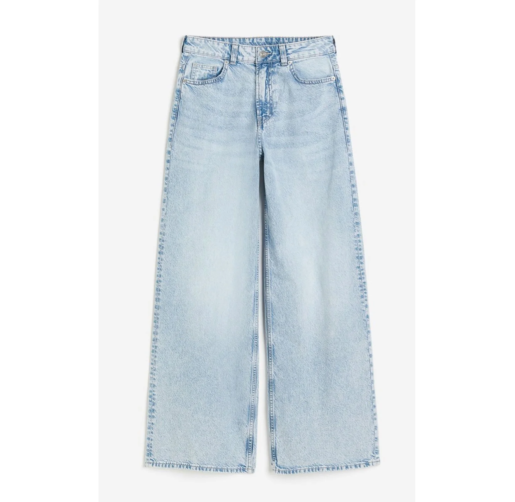 High Waist Wide Legs Jeans High Quality Breathable Cotton Jeans Sustainable Material Classy Fit Trendy Jeans Wide Leg With Cargo