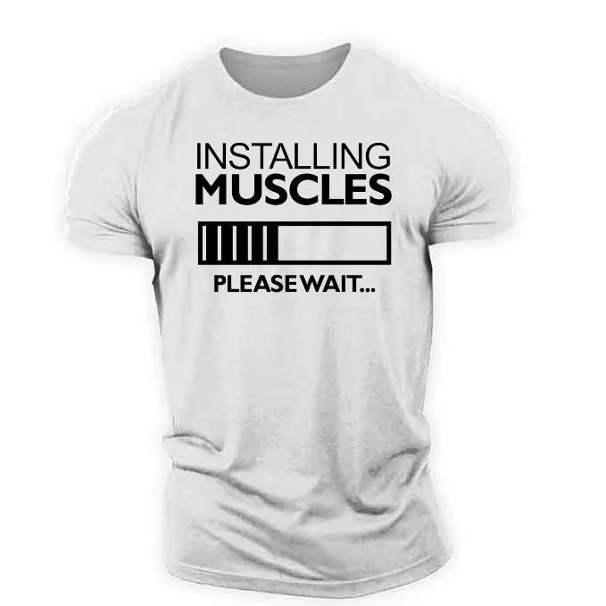 Printed Men Gym T shirt 100% Cotton In Best Quality Pakistan Made