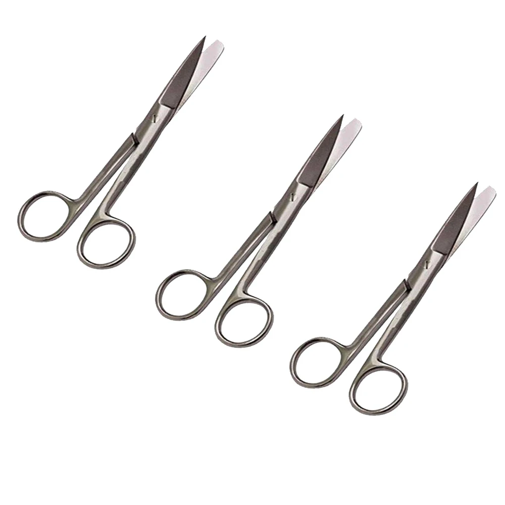 Stainless Steel Gauze Scissors Emergency First Aid Scissors Bandage Scissors for Surgeries, Medical Care and Home Nursing