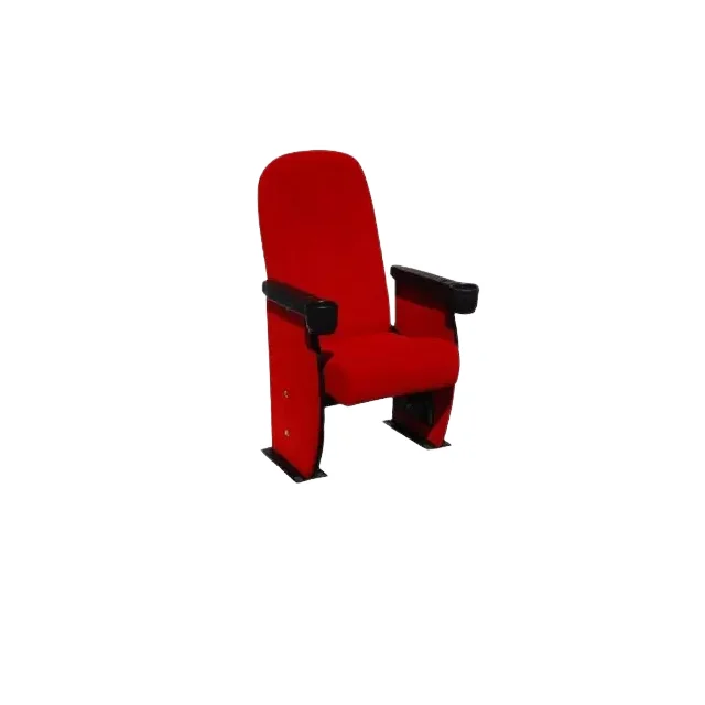 Buy Luxury Design Elegant Red Cushioned Theater Chair / Auditorium Chair Manufacture in India Wholesale Prices