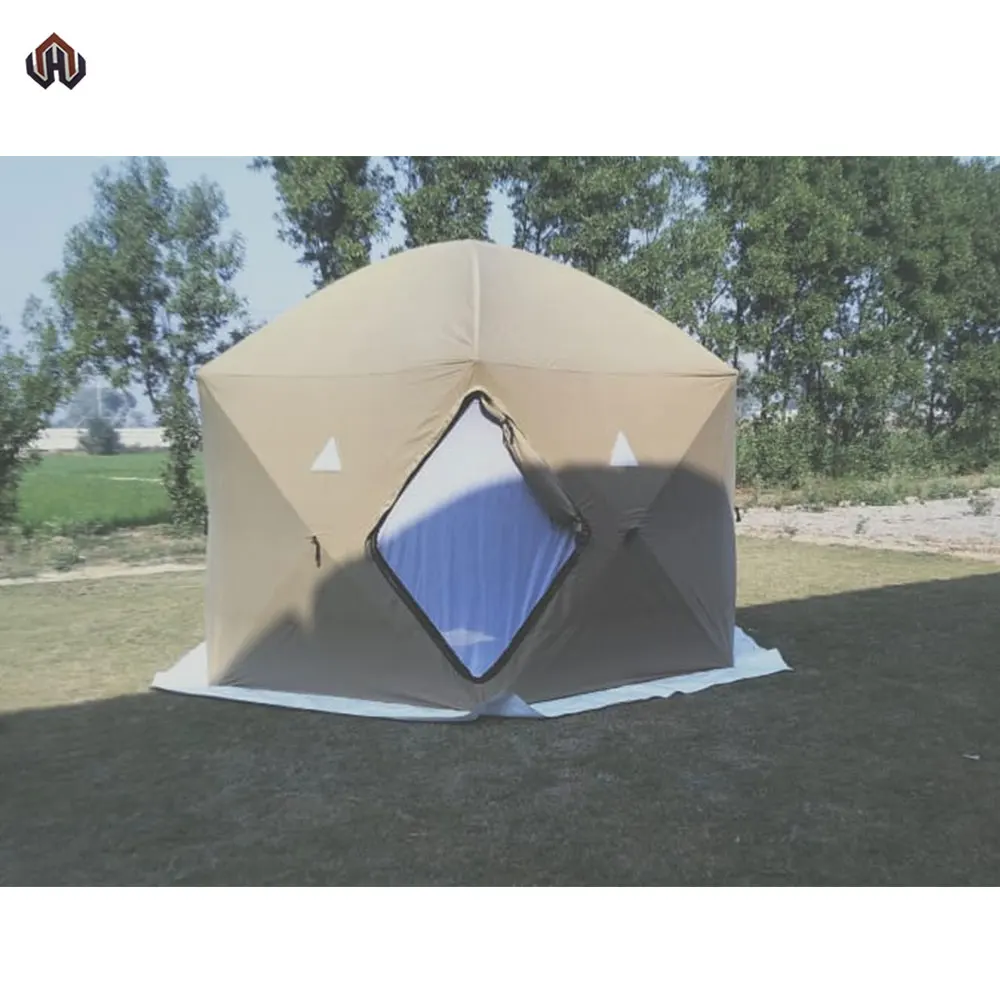 Pakistan Manufacturer Pop Up Tent Cotton Canvas Pop Up Tent For Sale