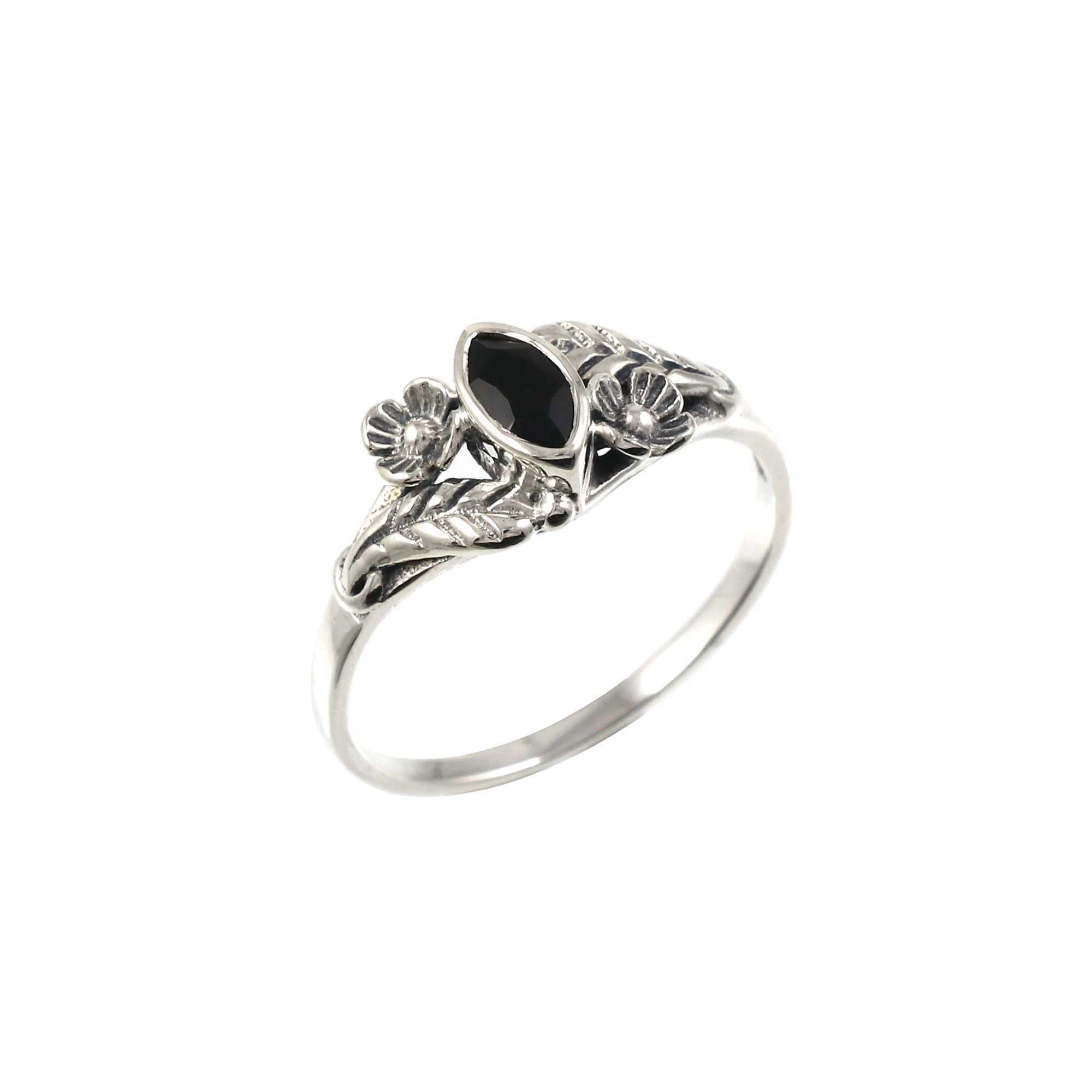 Floral Marquise Ring