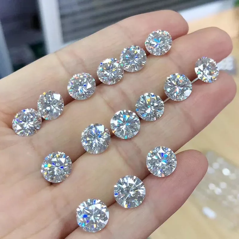 Wholesale Price round loose diamonds Factory price Cut round VVS1 certified diamond  natural loose diamonds