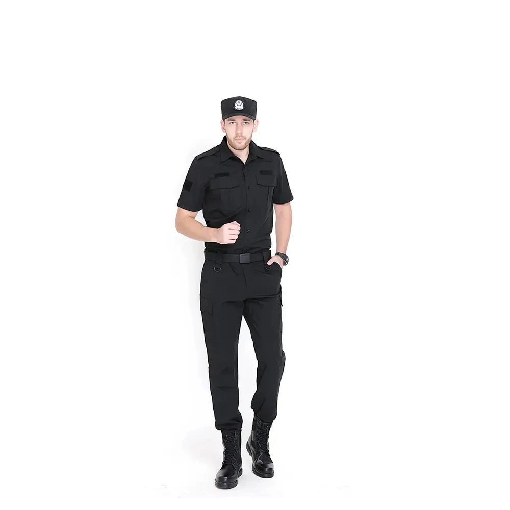 2024 Style Security Work Clothes: Long-sleeved Security Guard Officer Uniforms for Spring and Autumn