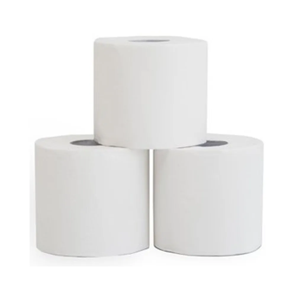 Wholesale Customizable 2 Layer Recycled Pulp 24 Rolls Soft Toilet Paper for Bathroom
