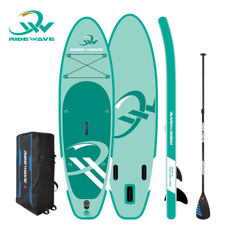 Ridewave Wholesale aufblasbares SUP-Board paddle gonflable Inflatable fishing Paddle Boards soft surfboard for Water Sports