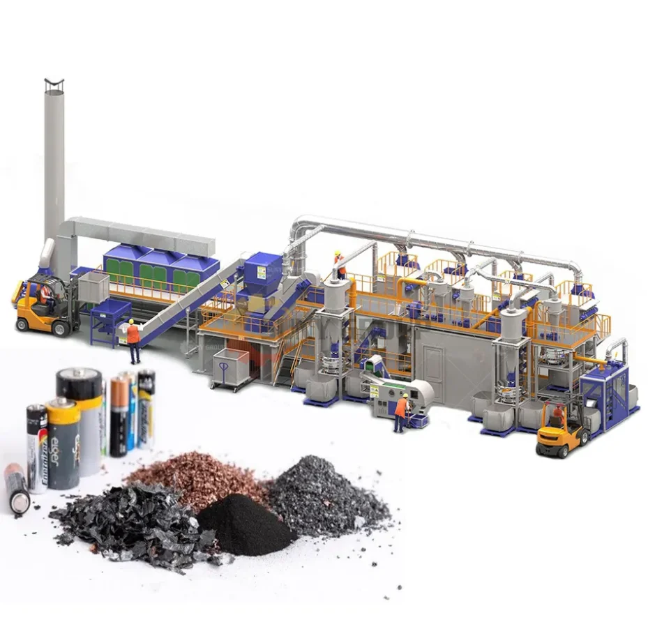 Hot Selling Waste Scrap lithium battery Crusher Scrap lithium battery Recycling shredder Machine Low Price