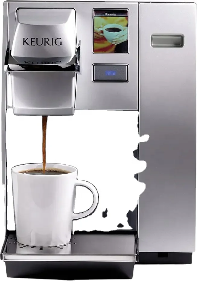 HOTTT Keurig K155 Office Pro Commercial Coffee Maker, Single Serve K-Cup Pod Coffee Brewer, Silver, Extra Large 90 Oz. Water Res