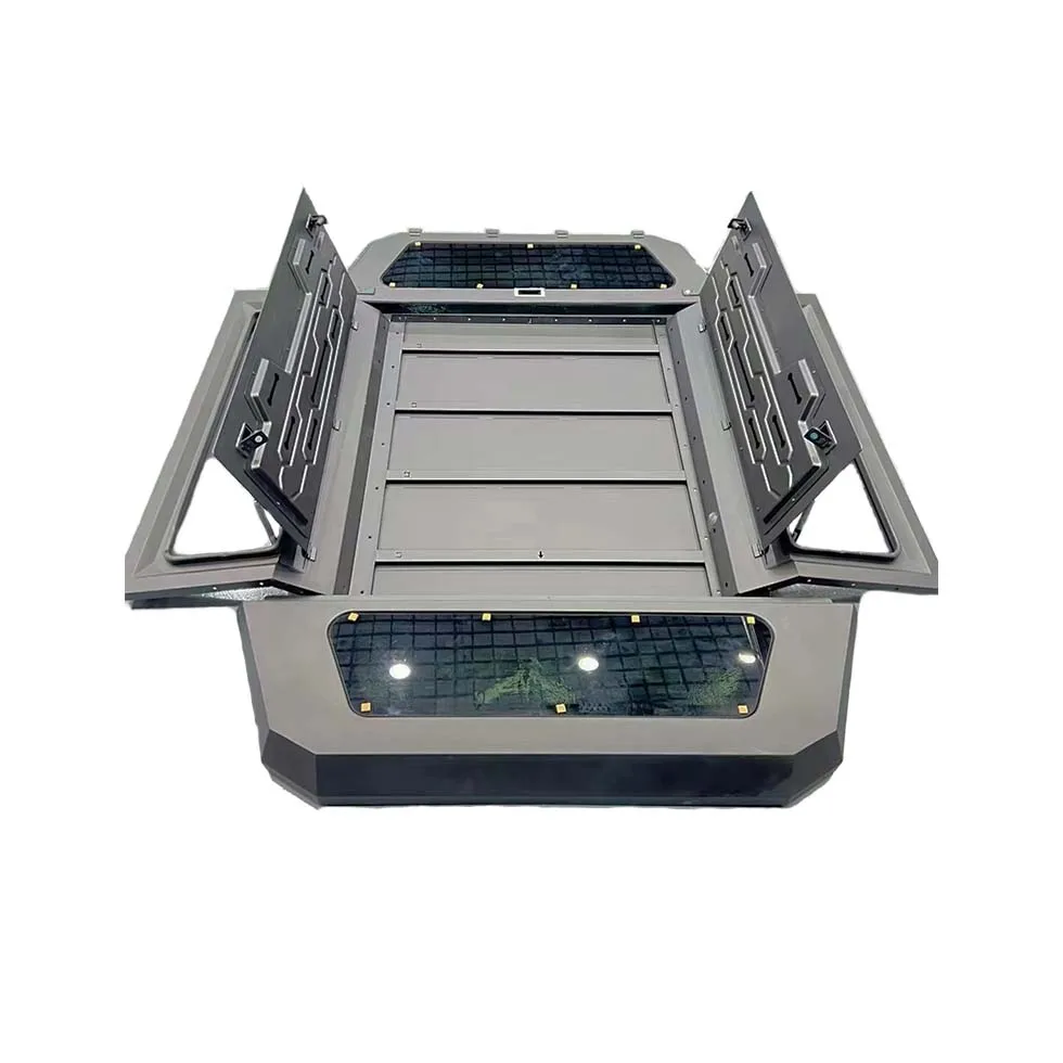 4x4 Steel Single Dual Pickup Truck Bed Hardtop Topper aluminum ute canopy Ford F150  for F150 Ranger Raptor Canopy waterproof