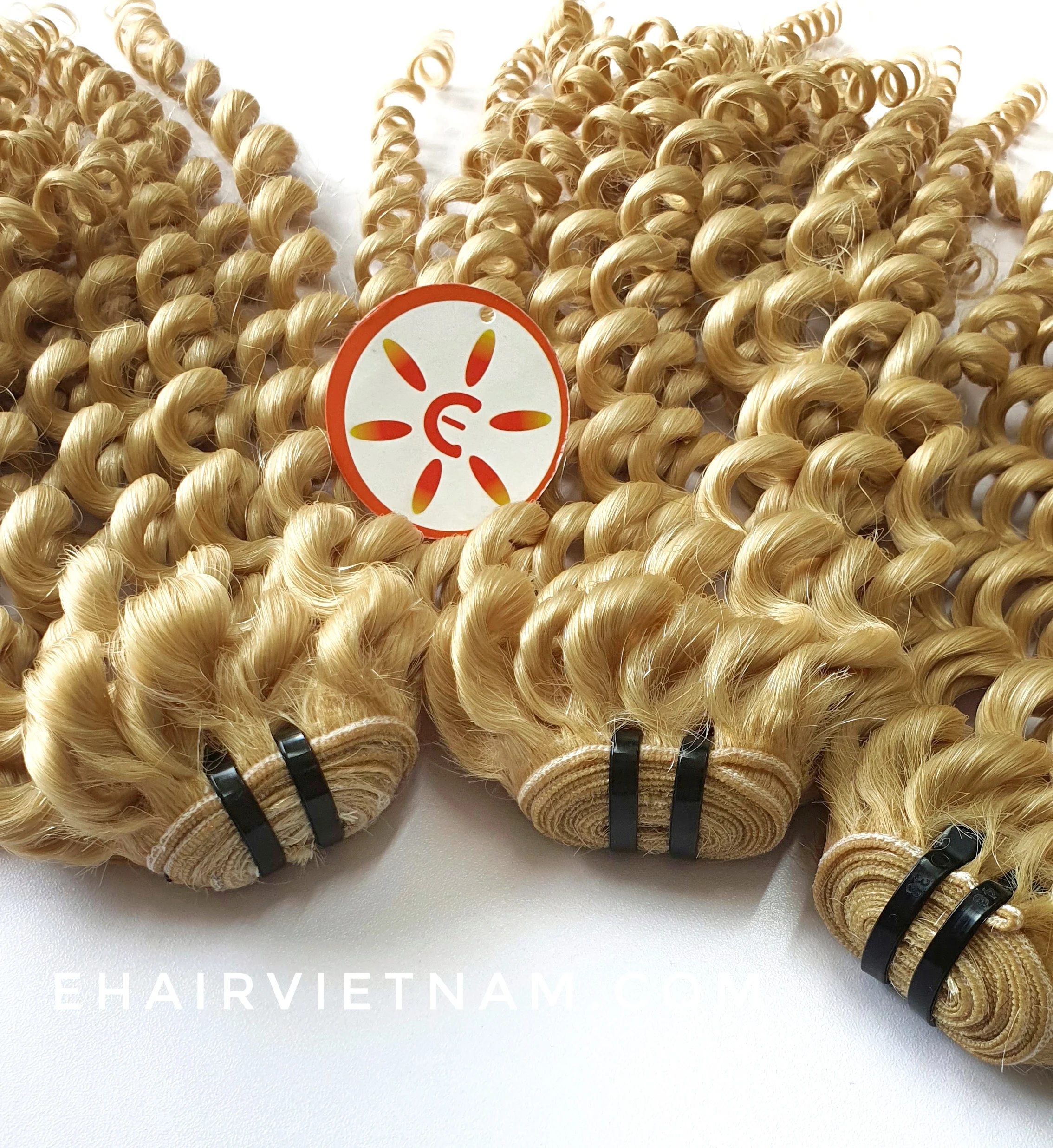 E-HAIR VIETNAM | Weft Hair Extensions Human Hair Skin Weft Extensions New Genius Wholesale 9A Kinky Curly 100% Virgin Human hair