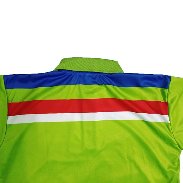 Customized High Quality Sublimation Cricket Shirt Sportswear 100% Polyester with customized Designs 1992  Pakistan cricket shirt