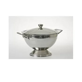 Classic Design Best Quality Metal Tureen set for Serving Soup Wholesale Supplier Manually Manufactured in India