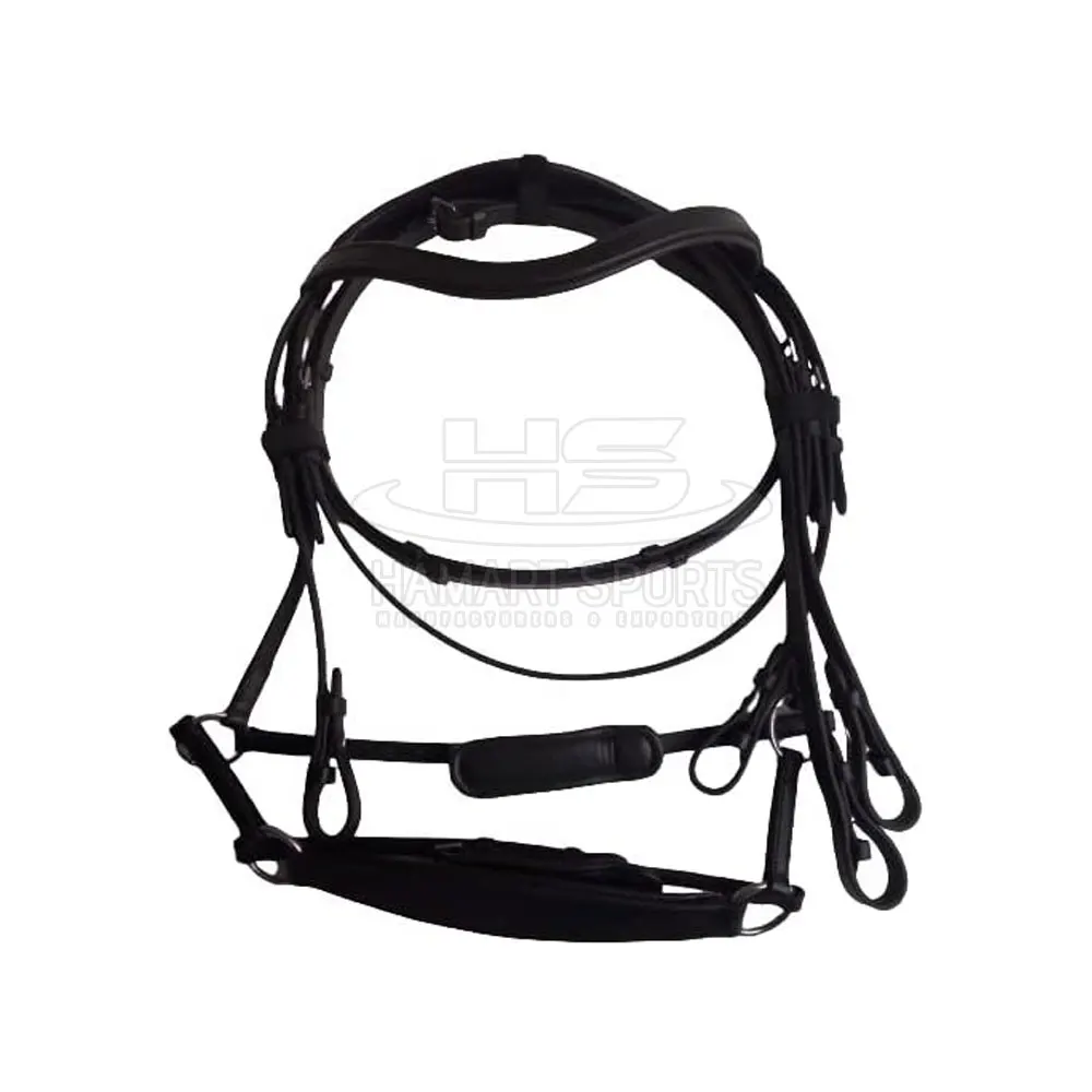 Highest Quality Handmade Equestrian Horse Leather Bridle Decoration Top Material Horse Bridle