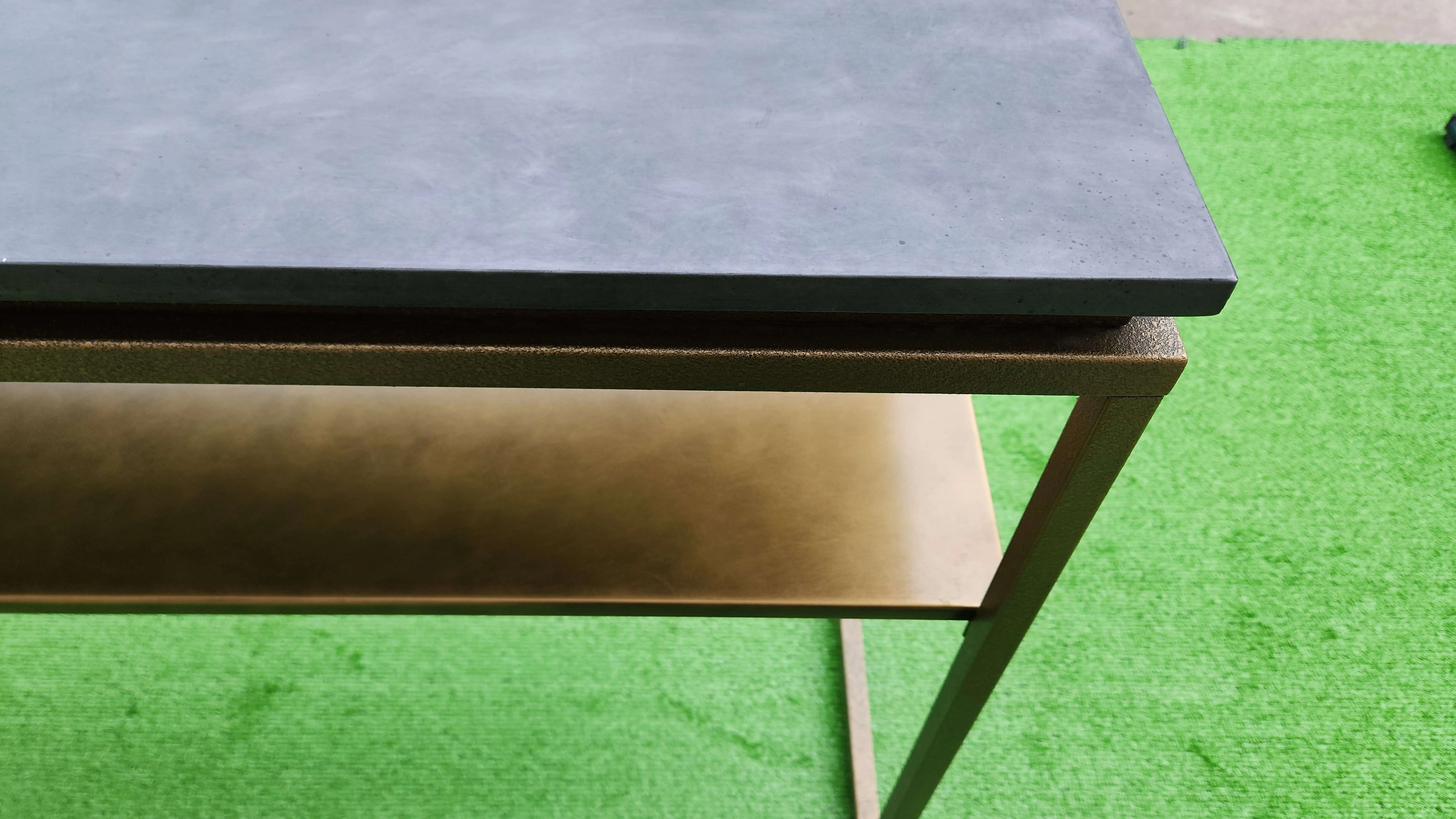 Vietnam Metal Black Gold Luxury Modern Console Table Rectangular for Living Room or Kitchen Decor Ready To Export