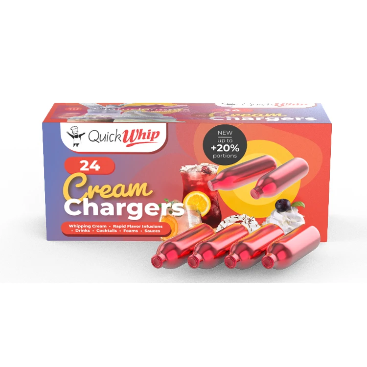 World Wide Selling Highest Quality 9g QuickWhipped Dessert Making Tool Charger for Bulk Purchasers