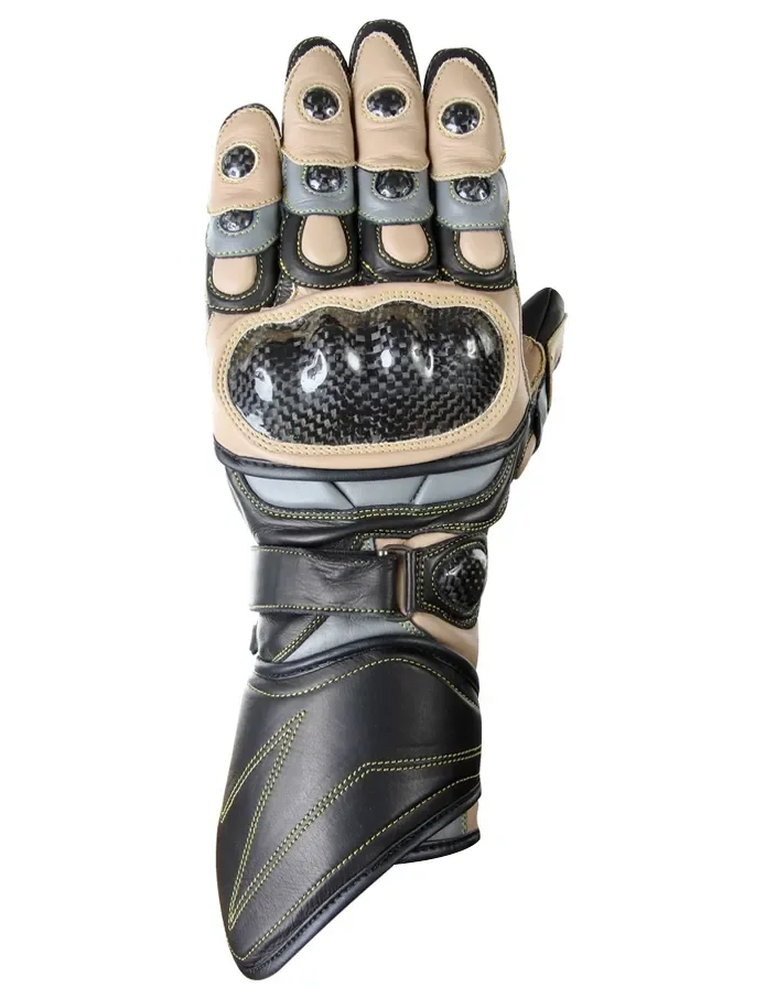 High quality custom motorbike leather gloves motor cross motorbike cycling waterproof gloves for motorcyclist