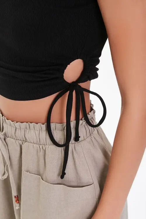 Summer Casual Cropped Tank Top Tee Cropped T Shirts Plain Summer Cotton Tight Slim Fit T Shirt Top Oversized Crop Top