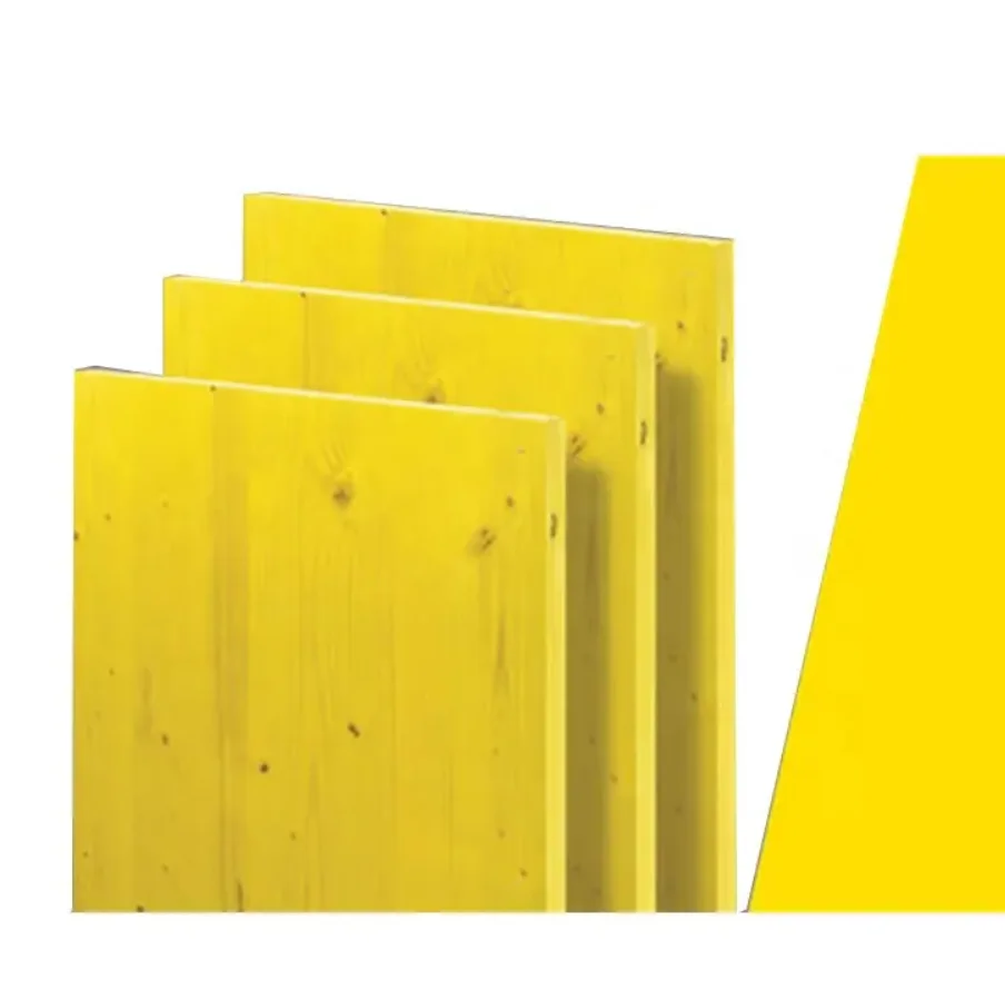 Hot Sale 500*2500 yellow 3 ply Formwork Phenolic Plywood construction shuttering panels