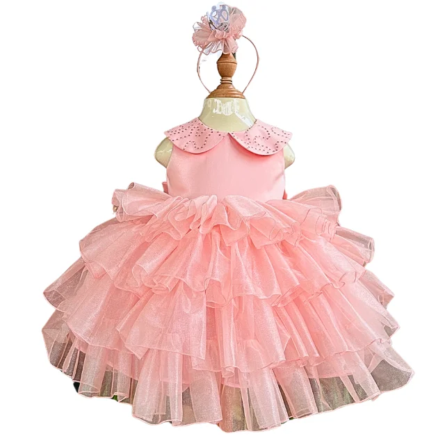Nhung Nguyen High Quality Silk Plaid Pattern Summer Dress for Girls Large Size OEM ODM Age Group 12 Years and above