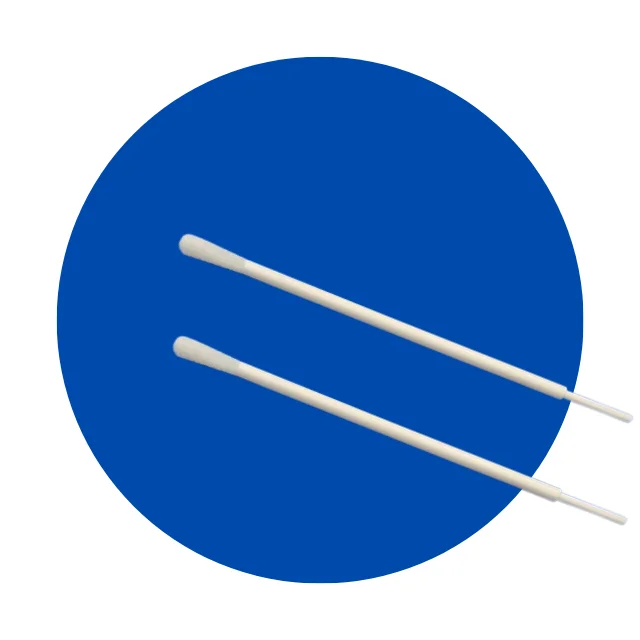 Disposable Medical Specimen Collection Nylon Flocked Sterile Fecal Swab For Sampling