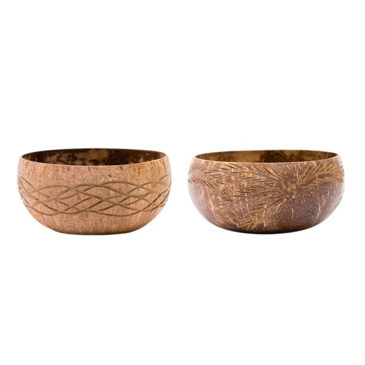 Coconut Wood Bowl High Quality Hand Made Handicraft For Kitchen Customized Made In Vietnam Manufacturer