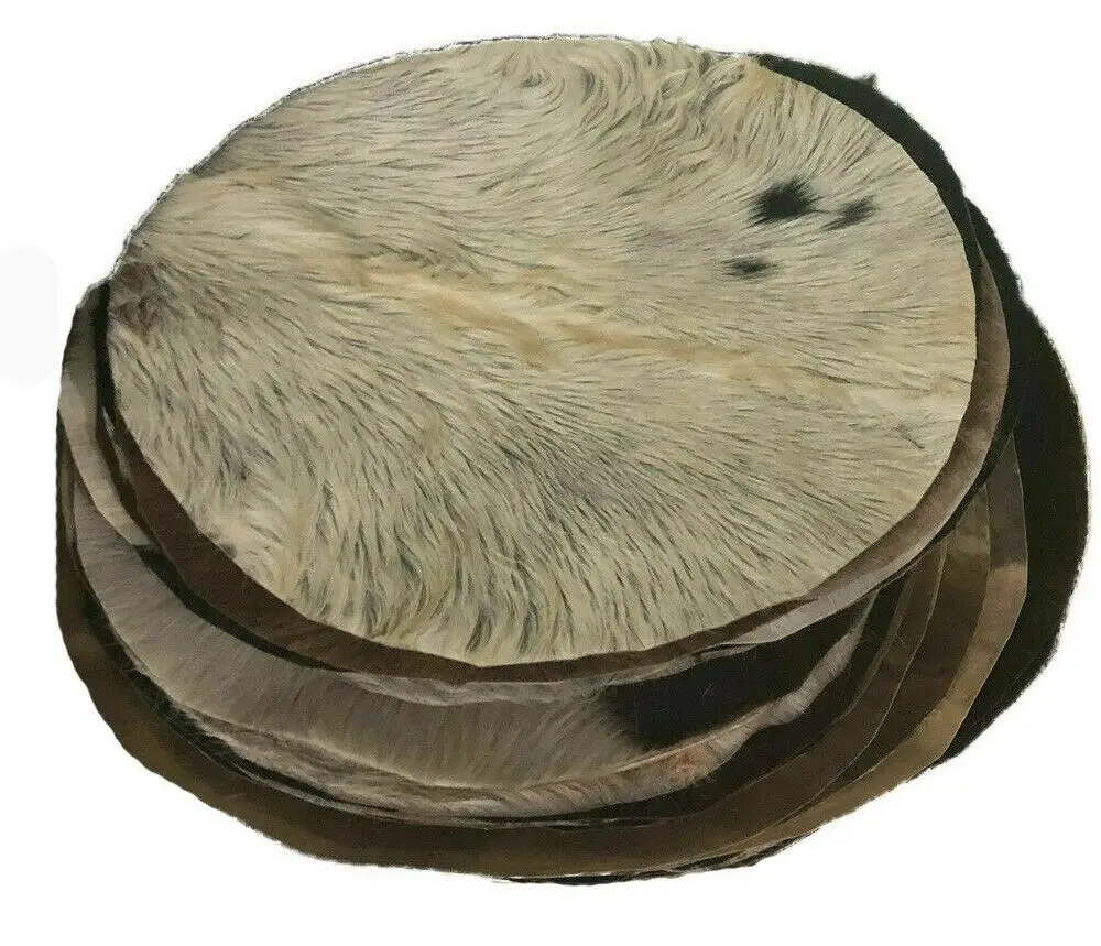 High Quality White Transparent Sheepskin Drum Skin Premium Drum Heads Material