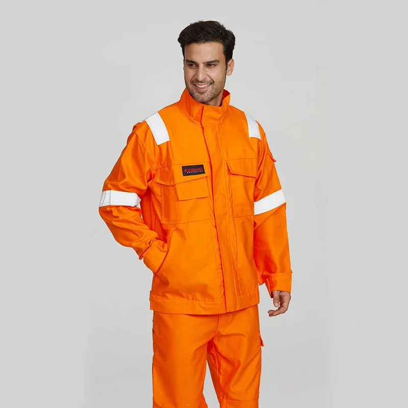 Wholesale Mechanic Mens Working Overall Uniform Construction Workwear coverall Outdoor fire flame retardant Work Uniform