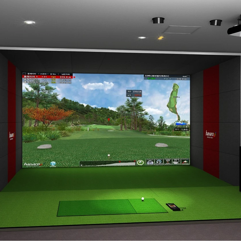 3D Full HD Hanaro Vision Plus WS (Screen Golf Simulator) best selling for adults for women for men new model