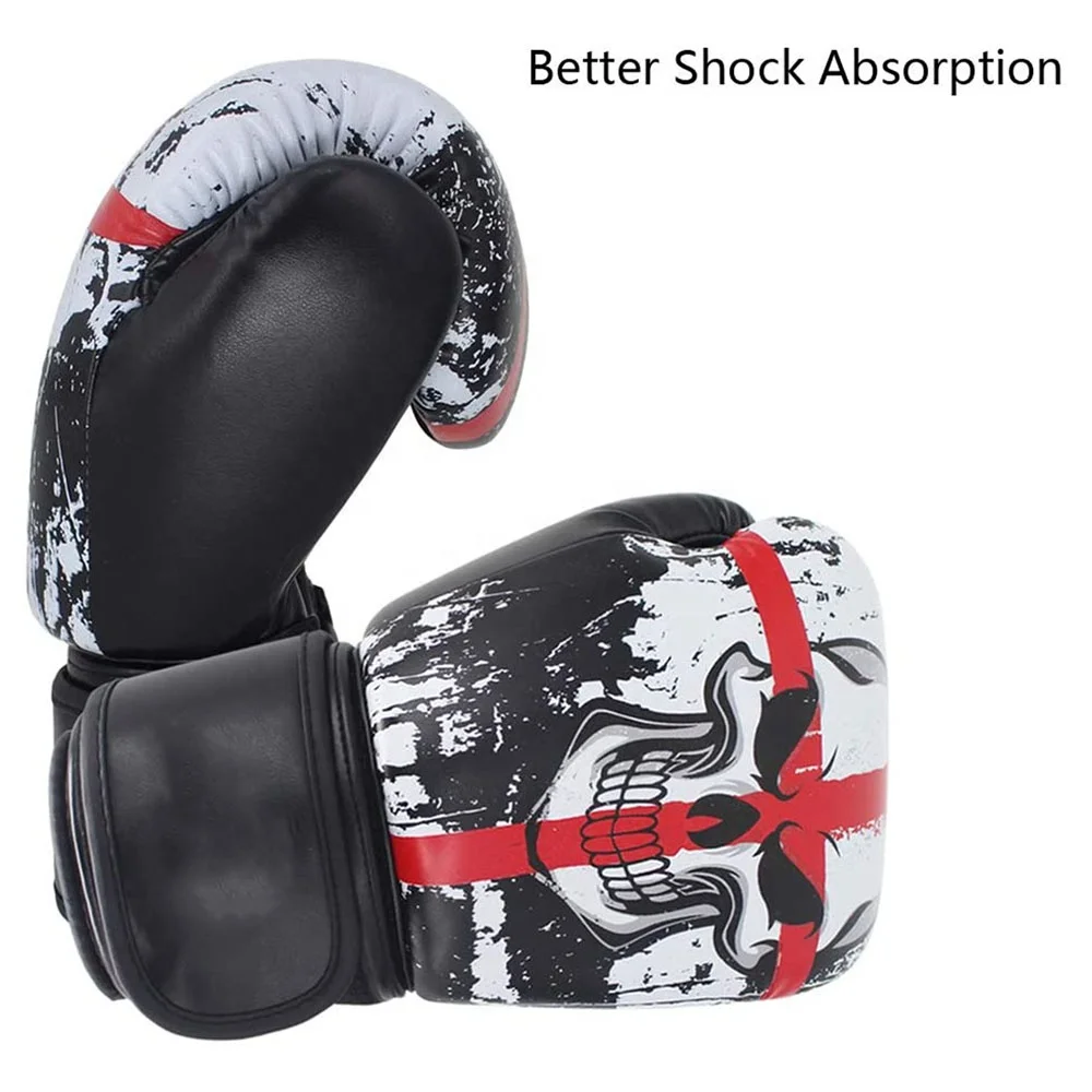 Kids Fitness Boxing Gloves for Kickboxing and Punching Bag Workouts Leather Sizes 8oz 12oz 16oz
