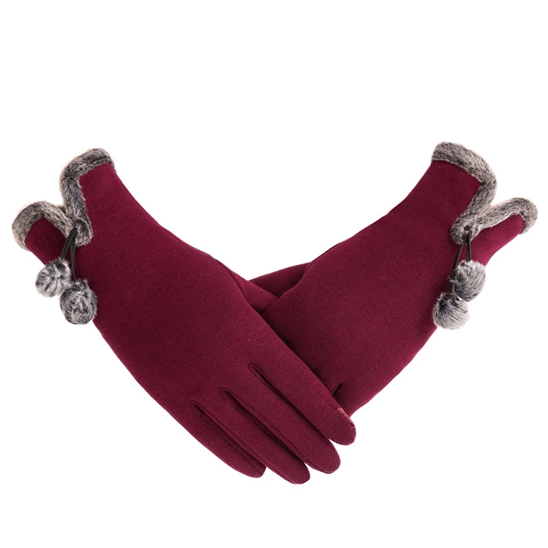 new women warm full hand gloves women hand protection gloves