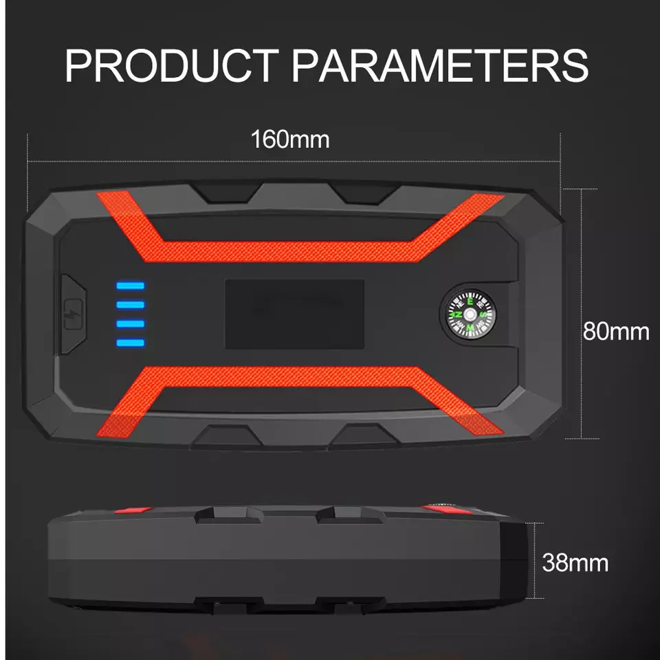 Car Battery Jump Starter 2 In 1 Heavy Duty Booster Dd Pai Portable 12V With Inventor 3000A