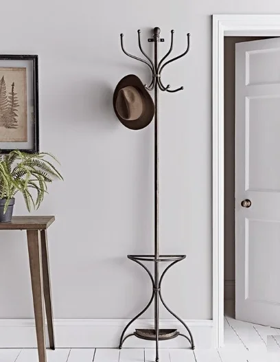 Factory Price Easy Installation Living Room Storage Rack Clothes Rack Coat Stand Metal Coat Rack