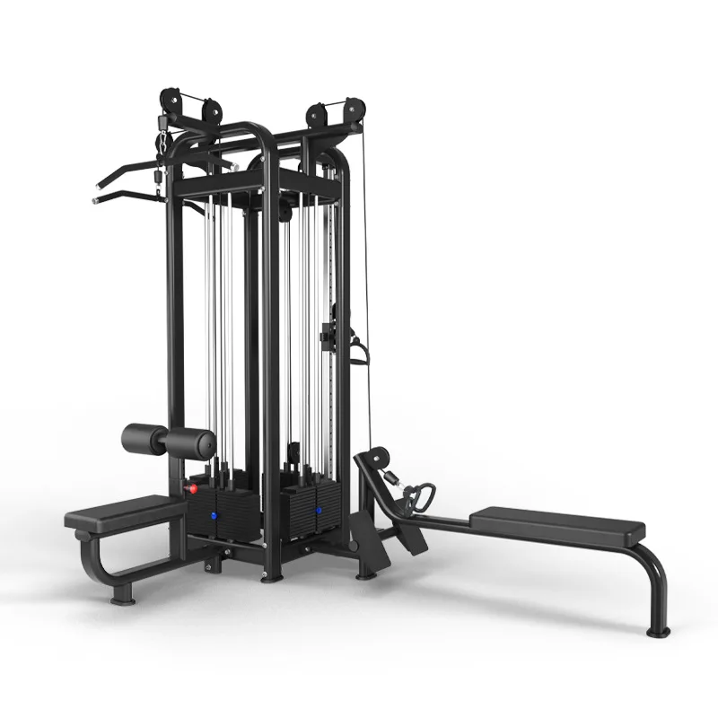 Commercial Custom commercial features Stack Gym weights Standard weight lifting multi training 8 multi stations