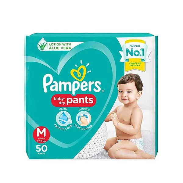 Pampers All round Protection Pants, Medium size baby Diapers