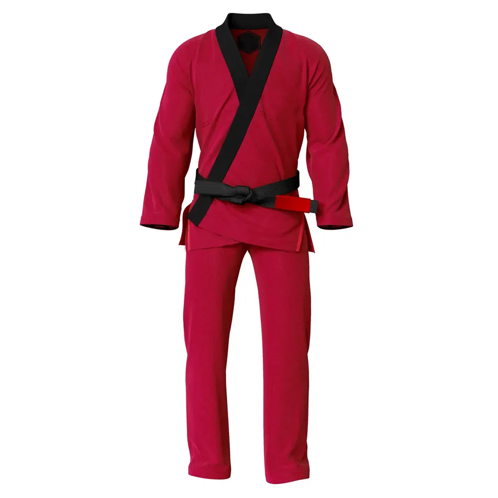Premium Quality Lightweight Jiu Jitsu Uniforms For Training / Custom Made Embroidery Patches Jiu Jitsu Uniforms