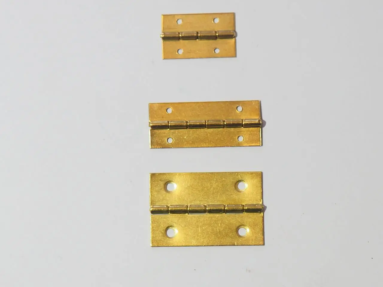 Italian Production - Heavy Duty Easy installation Hinge with Holes for Boxes and Wooden cases Box 10pcs 15x15 -