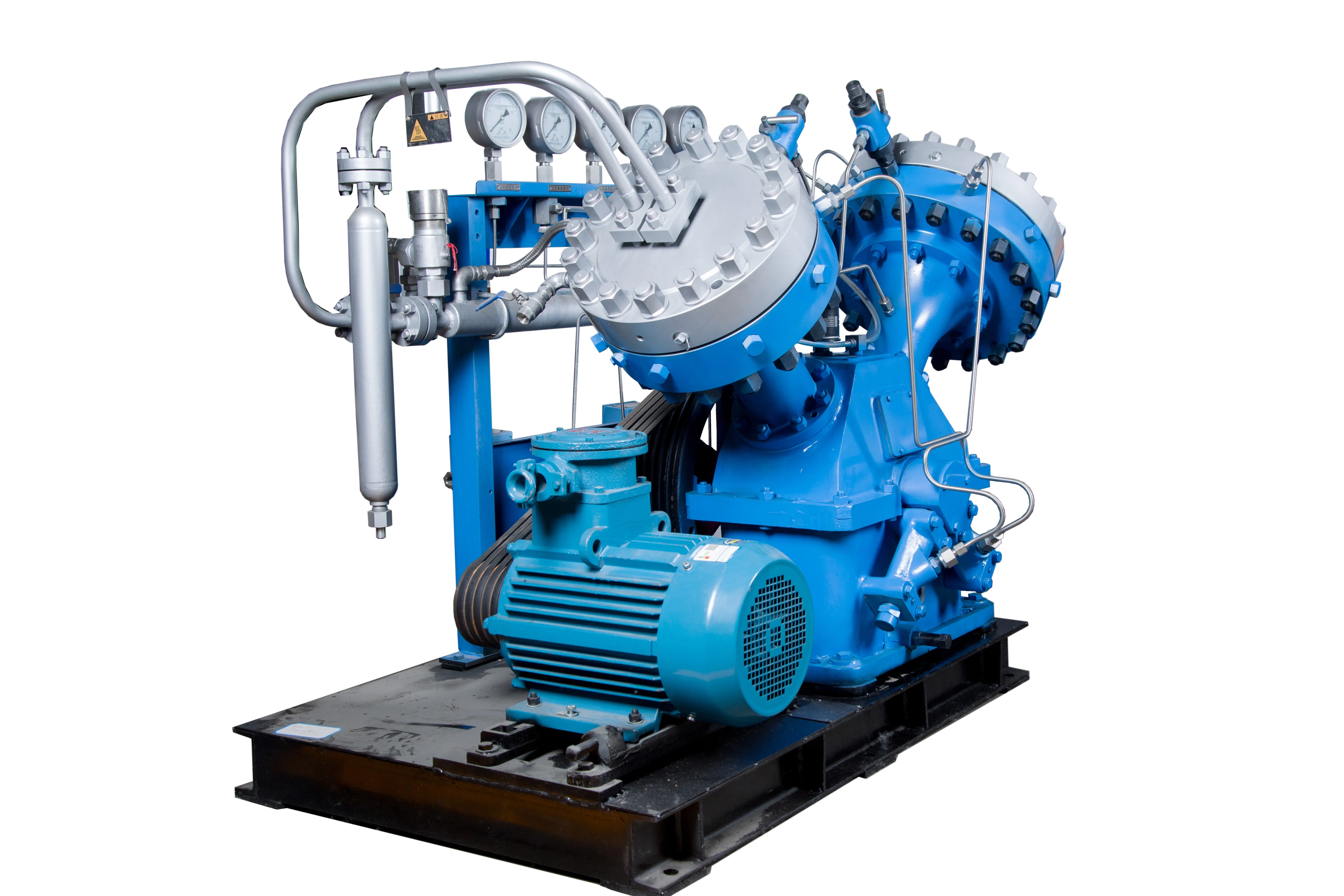 Hydrogen Content 99.999% Contamination Free Leak Free Design Diaphragm Compressor 200 Bar Gas Compressor