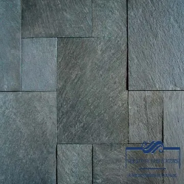 Factory Direct Supply High Quality Himachal Black Quartzite Slate Stone Tiles Wall Panel wall Cladding Interior Exterior