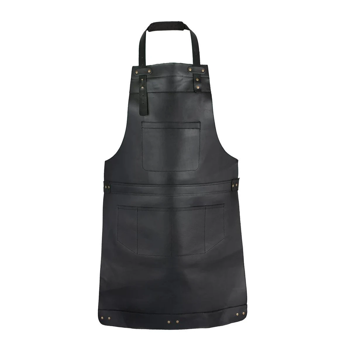 Wholesale Custom Design High Quality OEM Genuine Leather Apron Working Leather Aprons