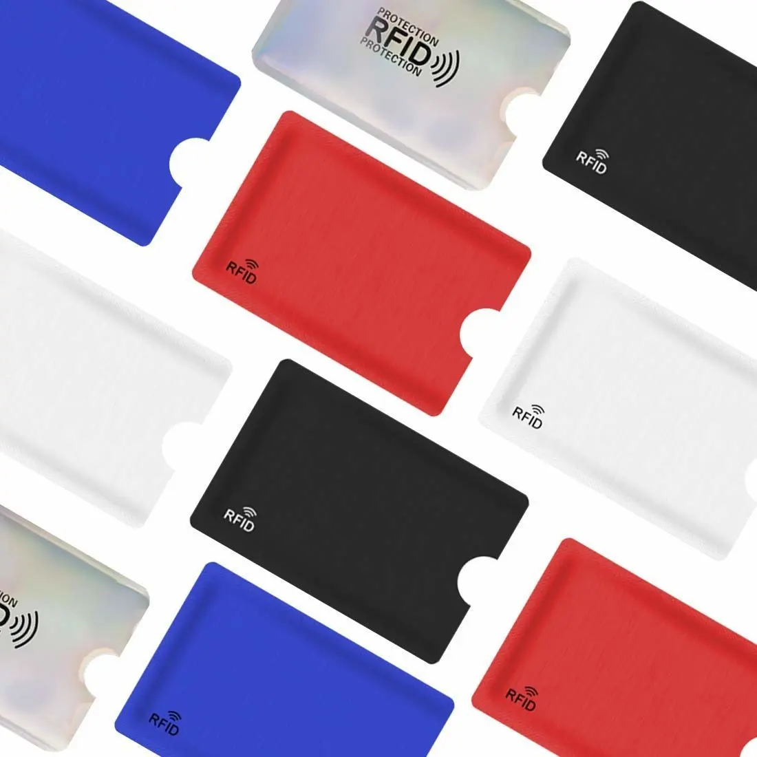 RFID Blocking Sleeves 20 Credit Card Holders (Random colours)
