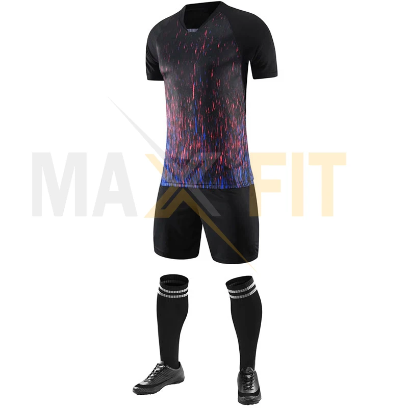 Wholesale High Quality Competitive Price Soccer Team Uniforms Customized Soccer Jersey Set By MAXFIT ENTERPRISES