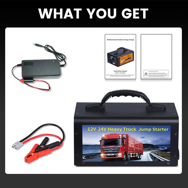 battery booster pack 12v 24v Portable Power Bank Emergency Tool Battery Booster truck Jump Starter power bank car jump start