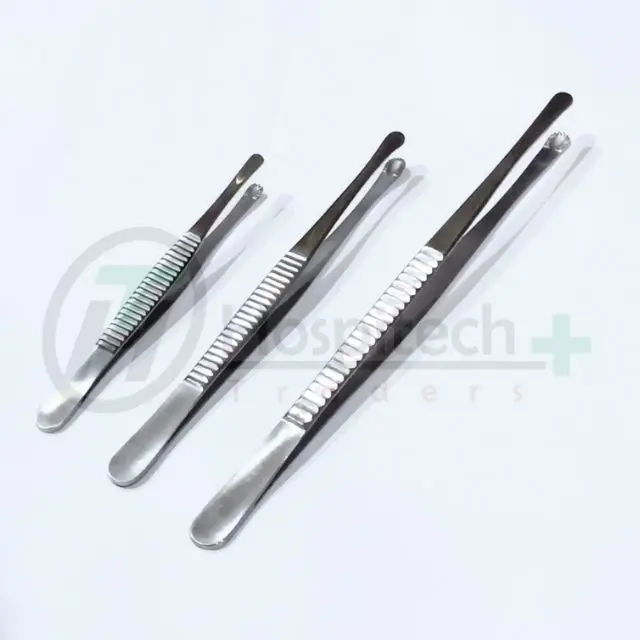 Mayo Russian Dissecting Forceps For Grasping Fibrous And Delicate Soft Professional Tissues Surgical Instruments Toothed Tweezer